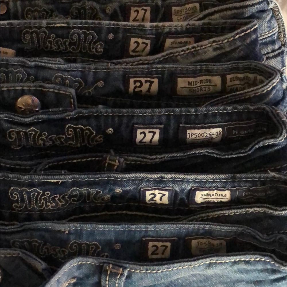 Miss Me shorts all size 27